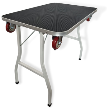 Hundepflegetisch - Mit Trolleyfunktion - Rutschfeste Arbeitsplatte - 91 x 61 x 76 cm